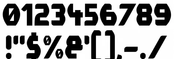 Fat Max Regular Font OTHER CHARS