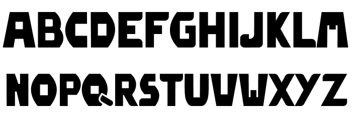 Fat Max Regular Font LOWERCASE