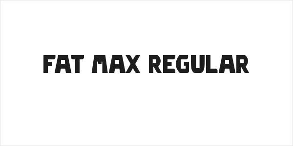 Fat Max Regular Logo
