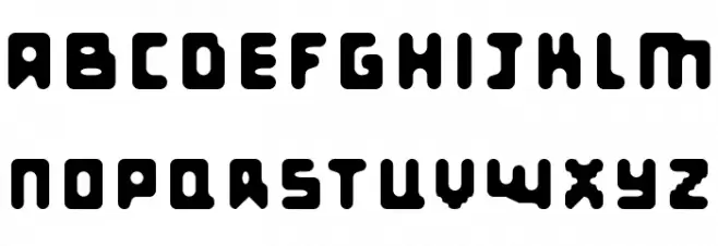 Fat Pixels Font Litere mari