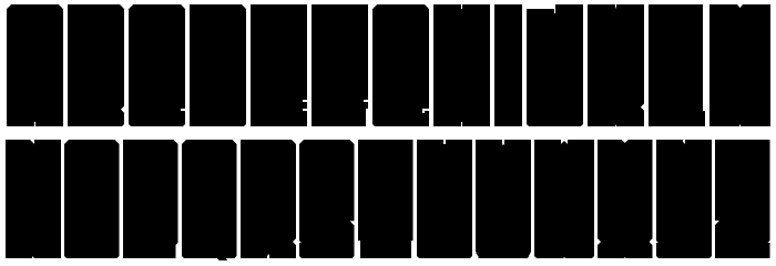 Fat Shanghai Regular Font LOWERCASE