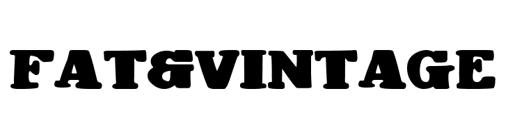 Fat & Vintage  免费字体下载