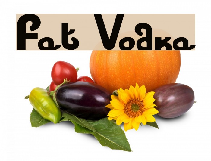 Fat Vodka Font examples