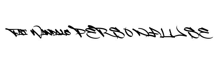 Fat Wandals PERSONAL USE  font caratteri gratis