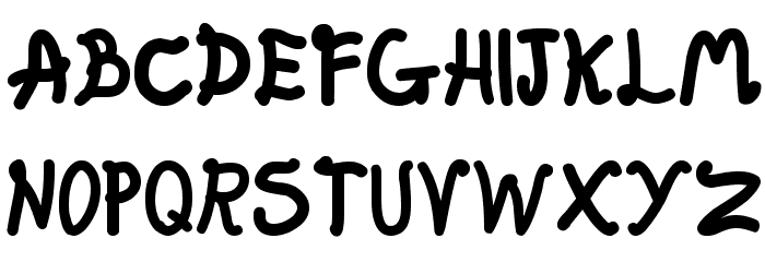 Fat fairy Font LOWERCASE