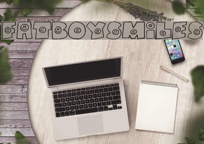 FatBoySmiles Font examples
