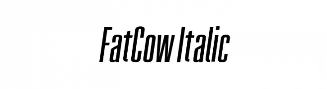 FatCow Italic  font caratteri gratis