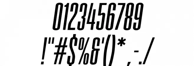 FatCow Italic Font Alte caractere