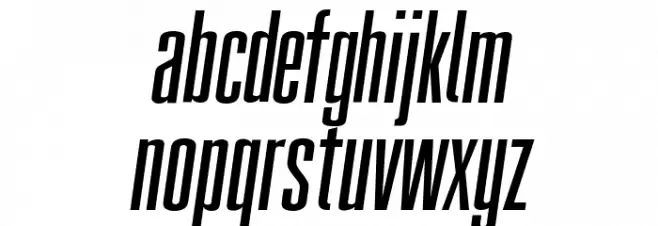 FatCow Italic Font Litere mici