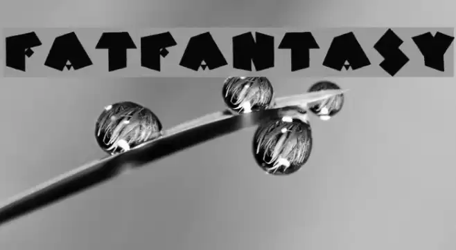 FatFantasy Font examples