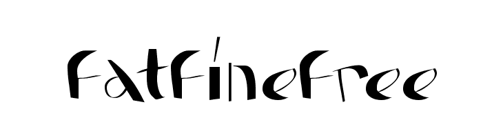 FatFineFree  Frei Schriftart Herunterladen