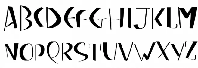 FatFineFree フォント 大文字