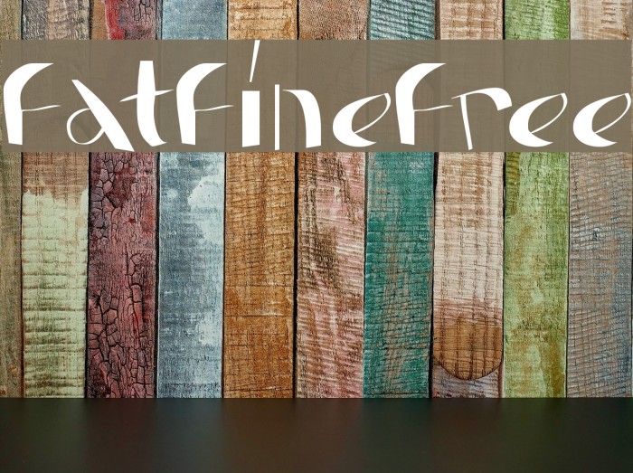 FatFineFree Font examples
