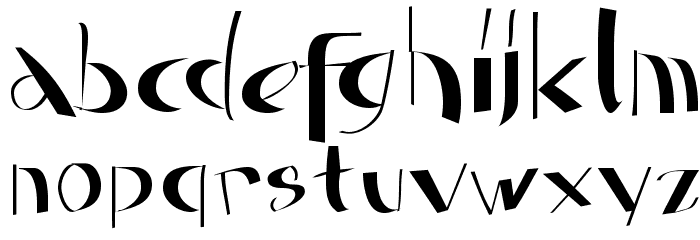 FatFineFree Font LOWERCASE
