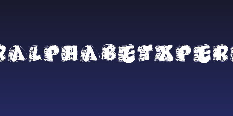 FatFloralphabetXperimental Social Header