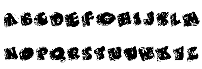 FatFloralphabetXperimental Font LOWERCASE
