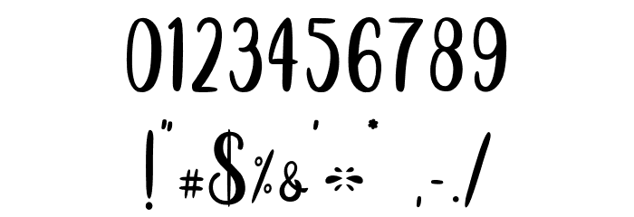 FatInlovePersonalUse Font OTHER CHARS