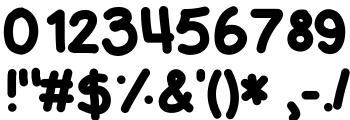 FatMarker Font OTHER CHARS