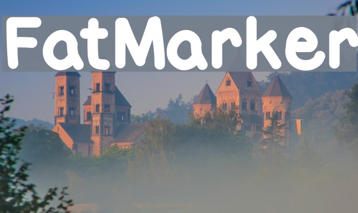 FatMarker Font examples