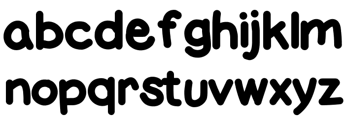 FatMarker Font LOWERCASE