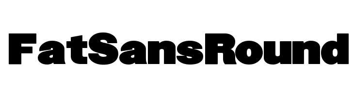 FatSansRound Font