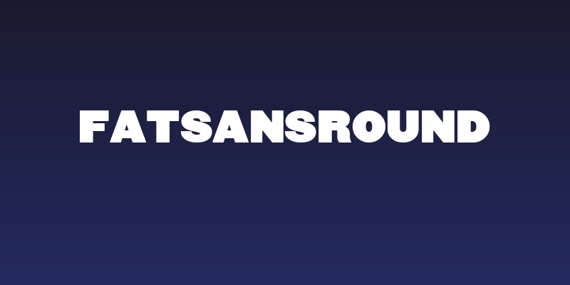 FatSansRound Social Header
