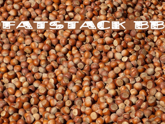 FatStack BB Font examples