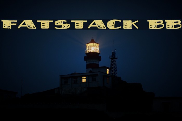 FatStack BB Font examples