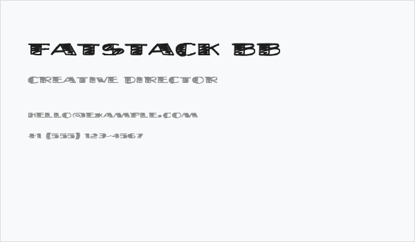 FatStack BB Business Card