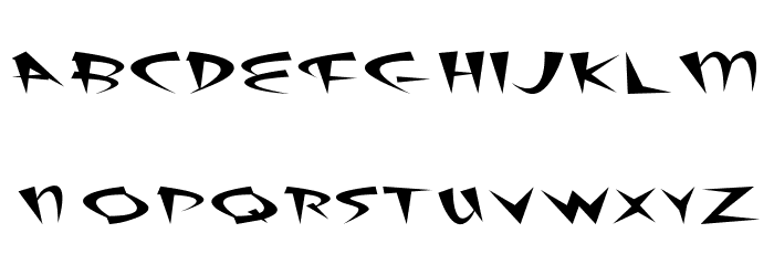 FatSushi Font LOWERCASE