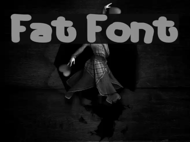 Fat フォント examples