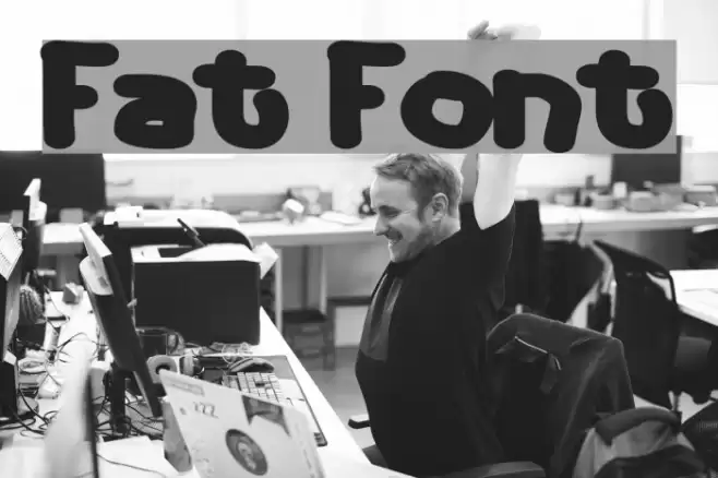 Fat フォント examples