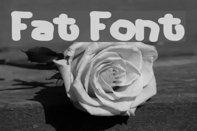 Fat フォント examples