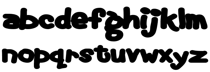 Fat Font LOWERCASE
