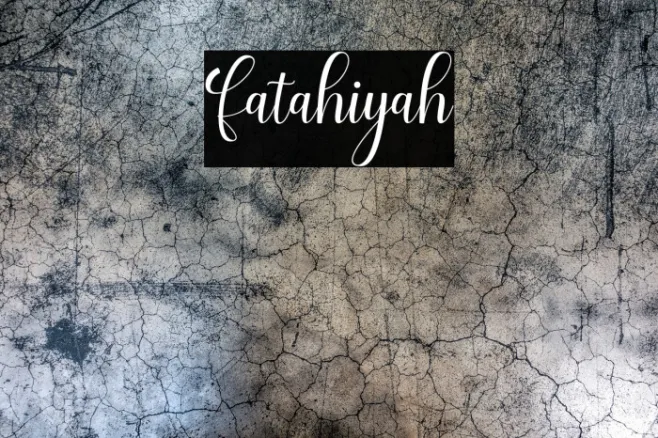 Fatahiyah Example 2