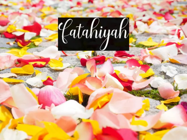 Fatahiyah Example 3