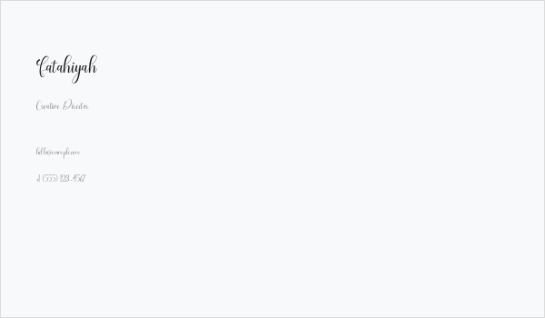 Fatahiyah Business Card