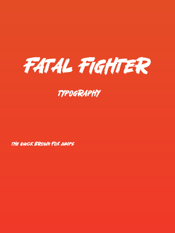 Fatal Fighter Poster