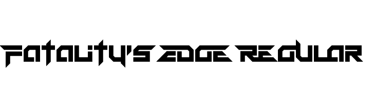 Fatality's Edge Regular  لخطوط تنزيل