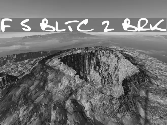 Fatboy Slim BLTC 2 BRK Font examples