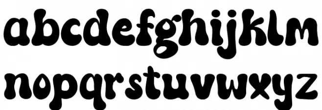 Fatbun Regular خط أحرف صغيرة