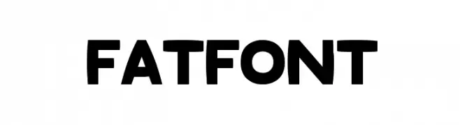 Fatfont  font caratteri gratis