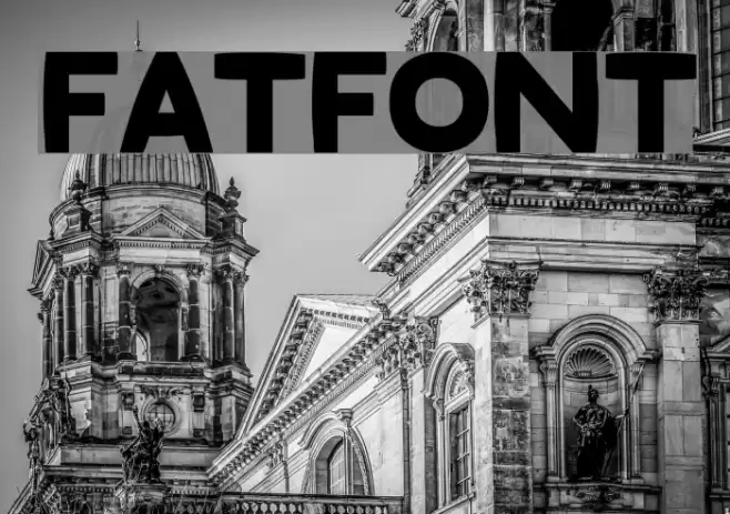 Fatfont Font examples