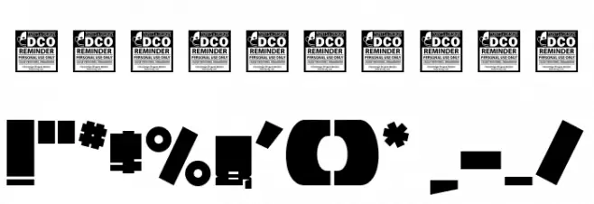 Fathead_PersonalUseOnly フォント その他の文字