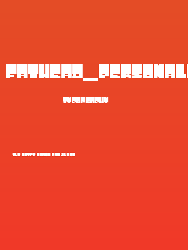 Fathead_PersonalUseOnly Poster