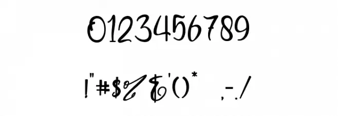 Father Christmas Font OTHER CHARS