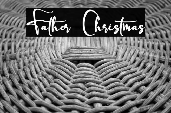 Father Christmas Font examples