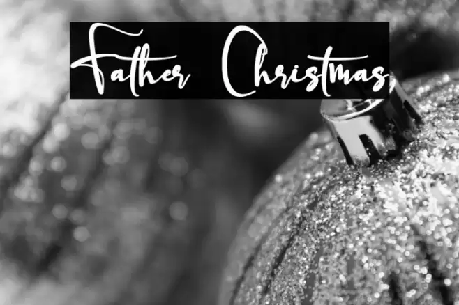Father Christmas Font examples