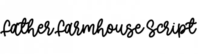 Father Farmhouse Script  font caratteri gratis
