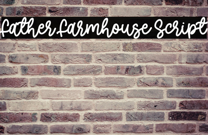 Father Farmhouse Script Example 3